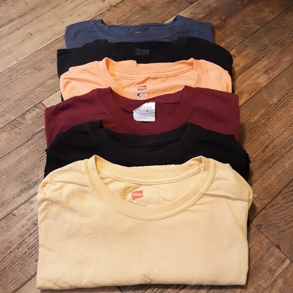 Hanes Other - 🍭Lot of 6 Hanes Tee Shirts EUC Size Xl